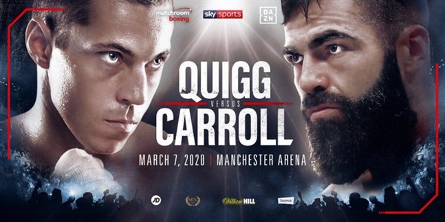 World Championship Boxing - Quigg vs Carroll: VIP Tickets + Hospitality Packages - Manchester Arena